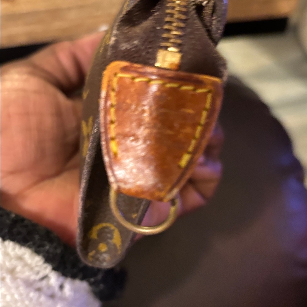 Louis Vuitton Brown Monogram Pouch - Picture 3 of 12